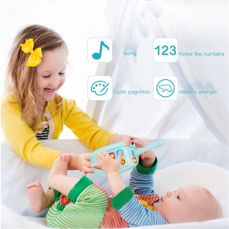 携帯電話のおもちゃ幼児教育物語機械幼児赤ちゃんなだめるような泣いているおもちゃ 5 74patpat Asia移動のみ