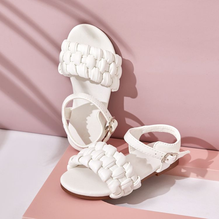 Toddler / Kid Fashion Solid Sandals White