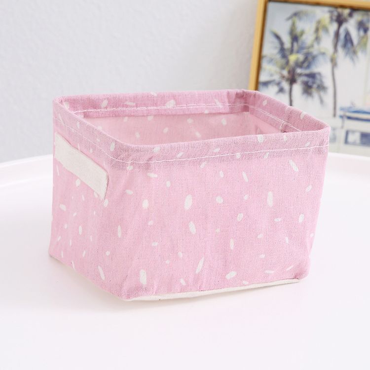 Storage Basket For Toy Washing Basket Sundries Home Closet Organizer Container Box Laundry Basket Pink