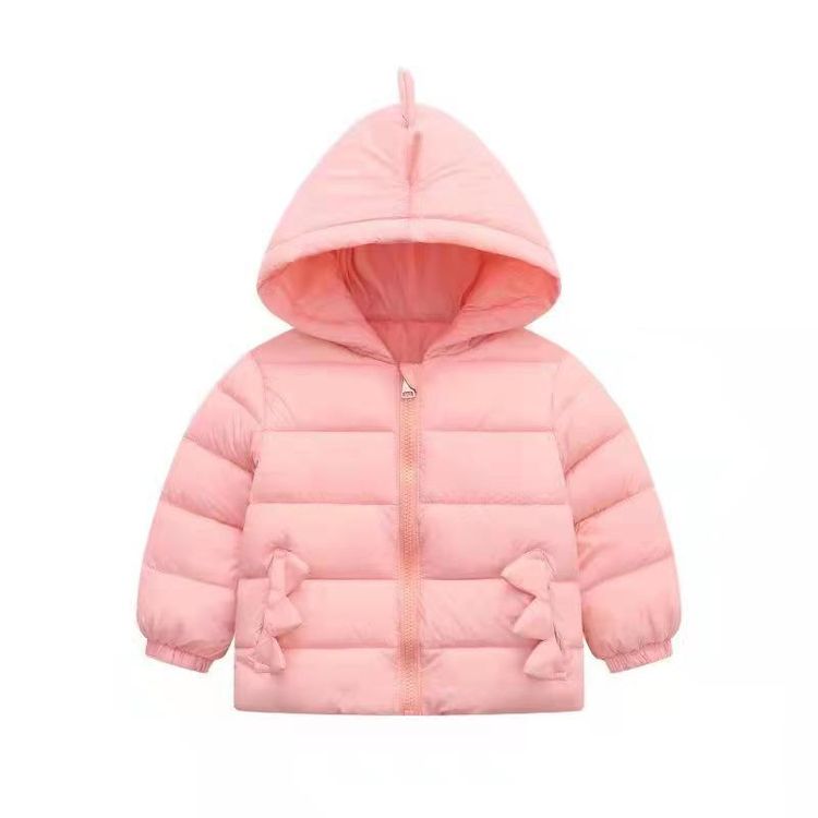 pink dinosaur coat