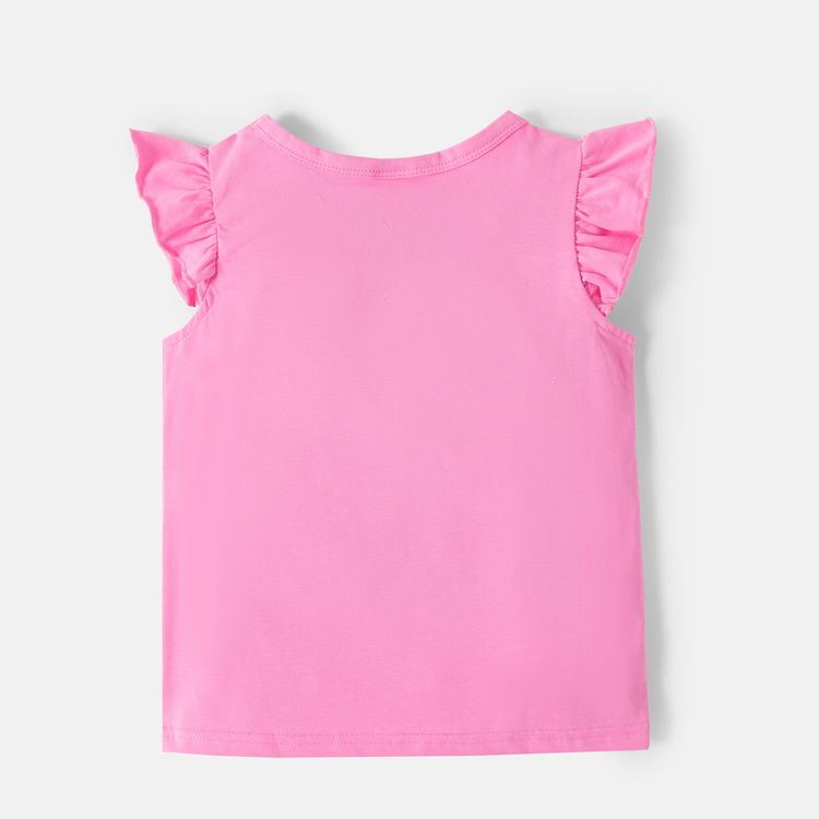 PAW Patrol Toddler Girl Skye Floral Cotton Tee Light Pink