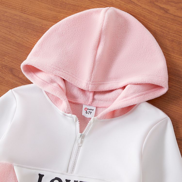Conjunto de sudadera y pantalón con capucha borrosa colorblock con  estampado de emoji de cara de letra de niño niña de 2 piezas Sólo €21.05  Patpat FR Móviles