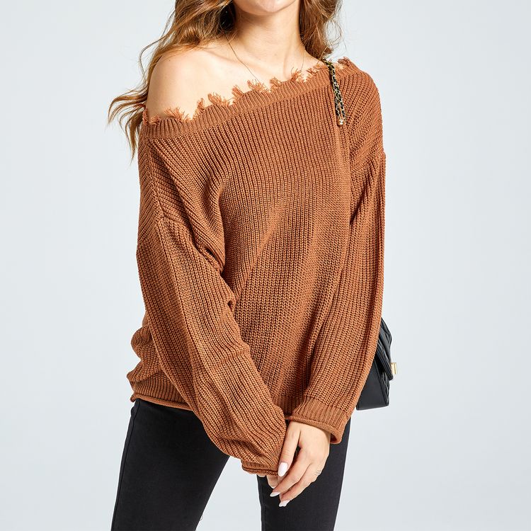 big brown sweater