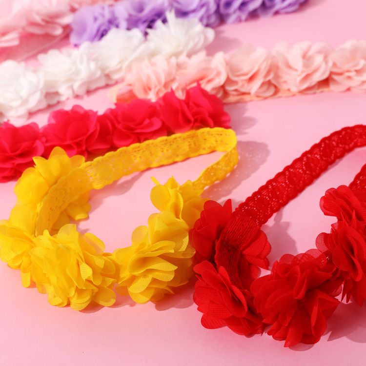 Baby / Toddler Flowers Headbands Hair Accessories White