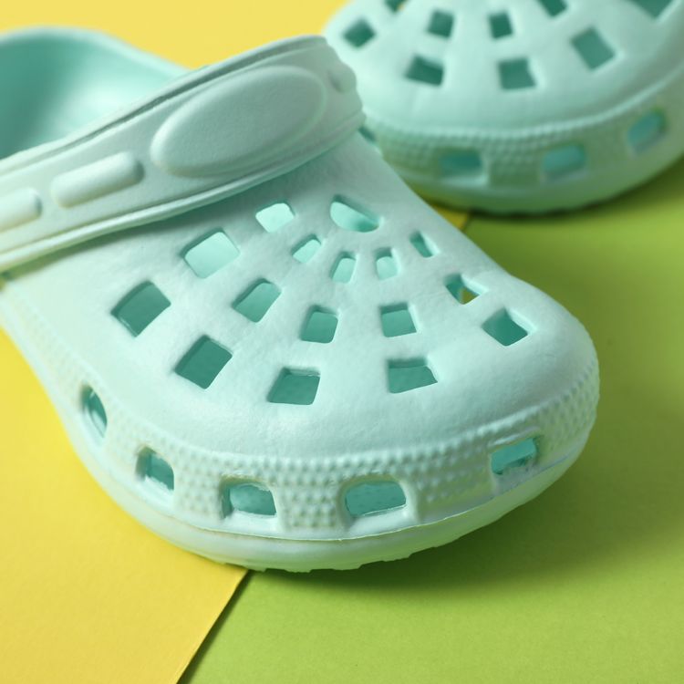 Toddler / Kid Solid Color Minimalist Hole Shoes Beach Shoes Mint Green