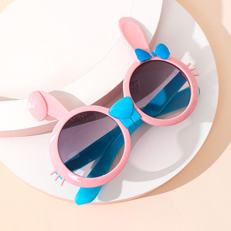 Toddler / Kid Cartoon Creative Rabbit Bunny Ears Decorative Glasses Pink