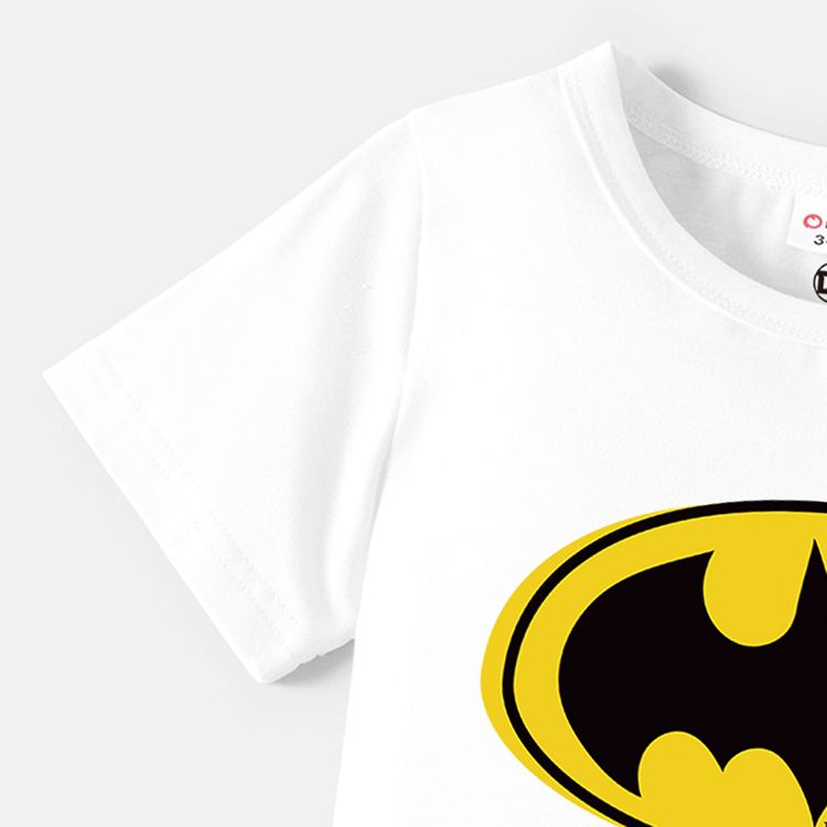 Justice League Toddler Boy Casual Short-sleeve Cotton Tee White