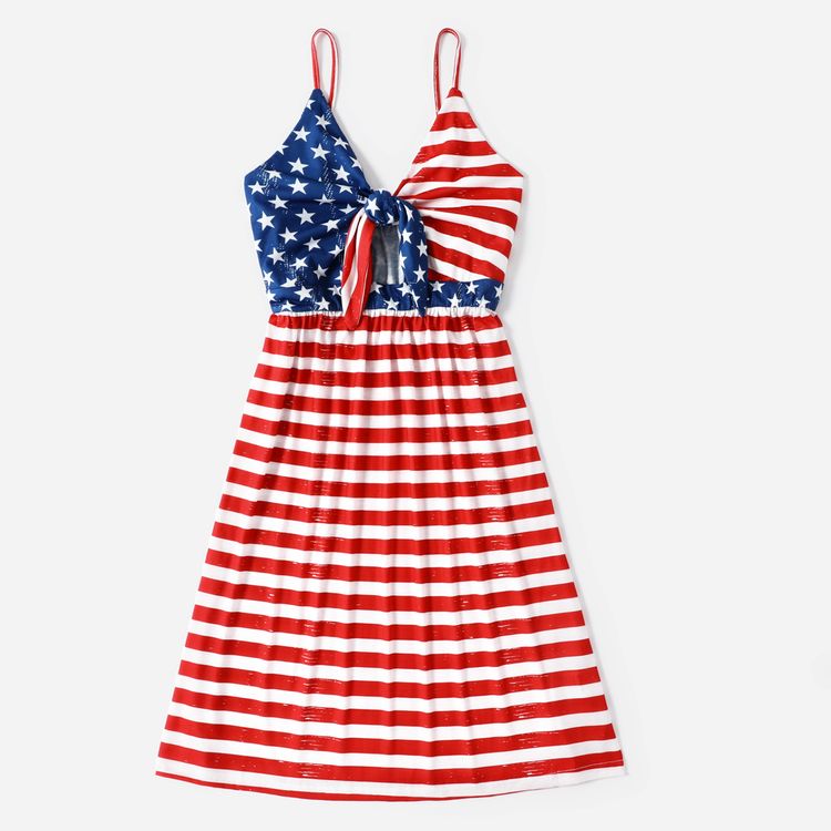Mosaic Independence Day Stripe and Stars Family Matching Sets Dark blue/White/Red