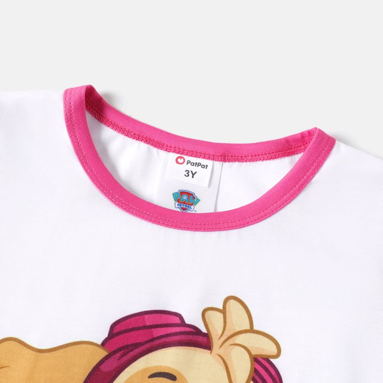 PAW Patrol Toddler Boy/Girl Colorblock Short-sleeve Tee and Face Mask Pink