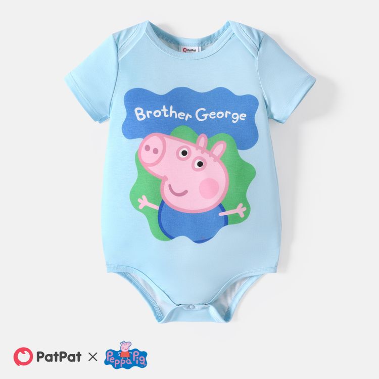Peppa Pig Family Matching Short-sleeve Graphic Print Naia™ Tee Multi-color