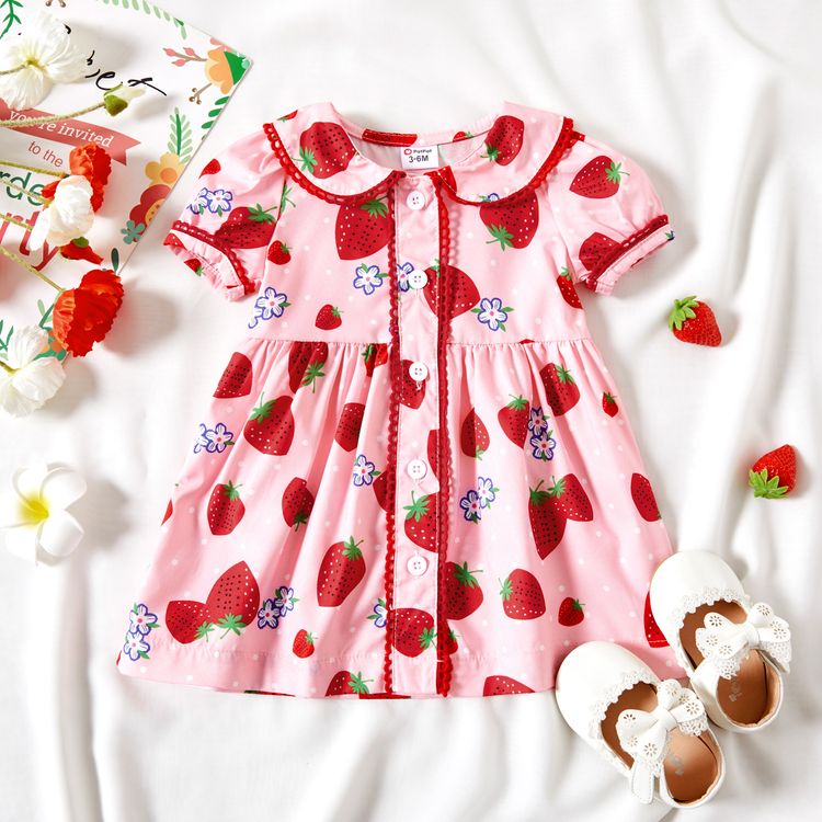 1pcs Robe Bebe Bebe Polyester Fruit Uniquement 6 99 Patpat Com Mobile