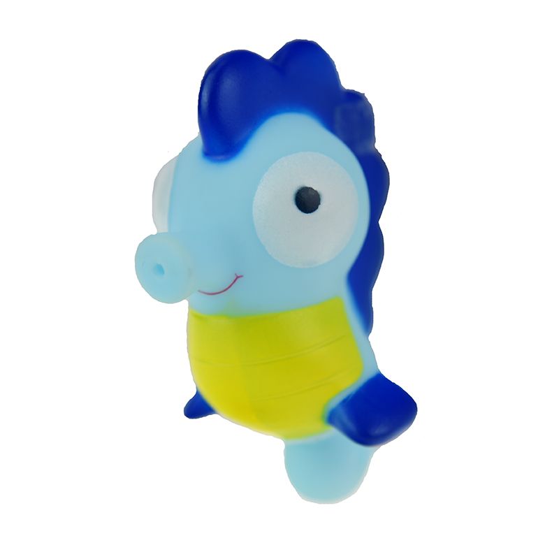 6-pcs Baby Bath Toys Squeeze Float Animals Bathroom Swimming Water Toys Blue big image 6