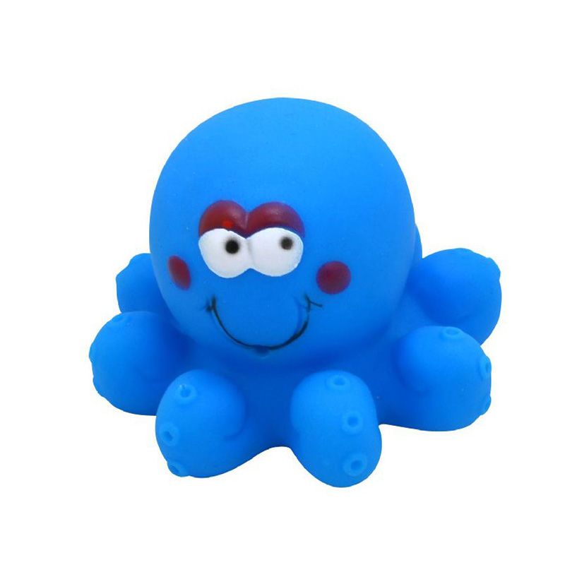 6 peças brinquedos de banho para bebês espremer animais flutuantes brinquedos de água para natação para banheiro Azul big image 8