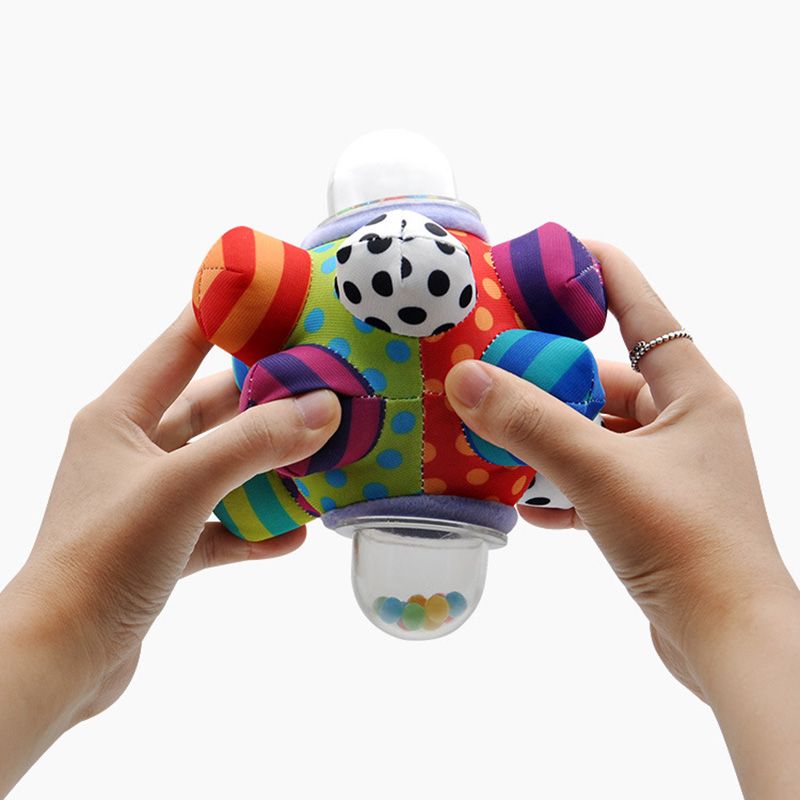 Bola de borracha texturizada de bebê macio desenvolve brinquedo de sentidos táteis de bebê brinquedo educativo de atividade de chocalho presente Azul big image 8