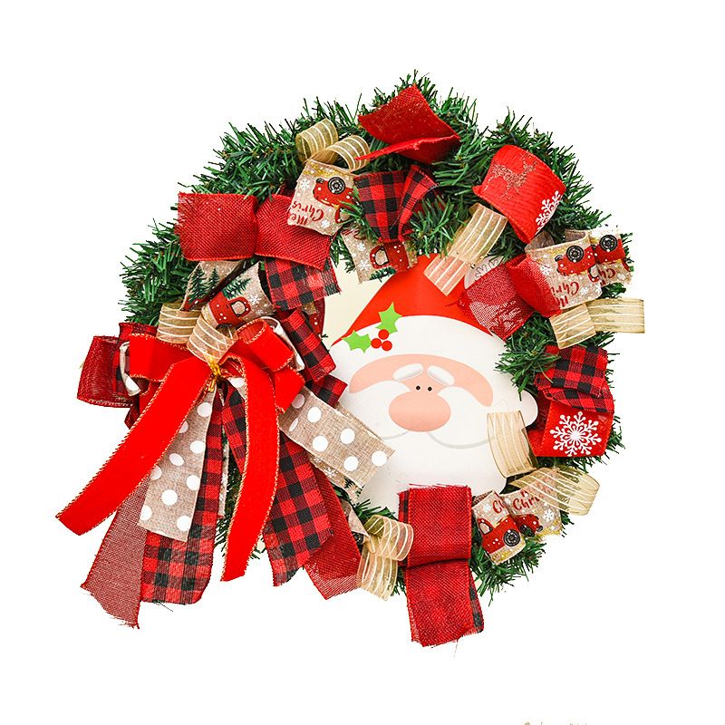 Cute Small Hanging Christmas Garland Home Decoration Red