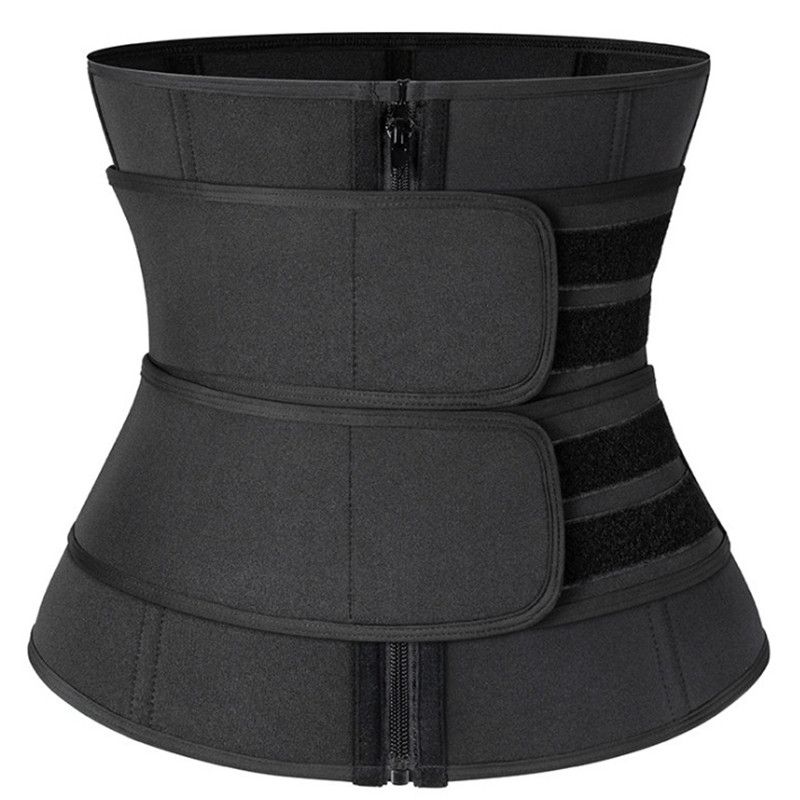Breathable Maternity Postpartum Slimming belt Waist Corset Waist trainer Belt Black big image 1