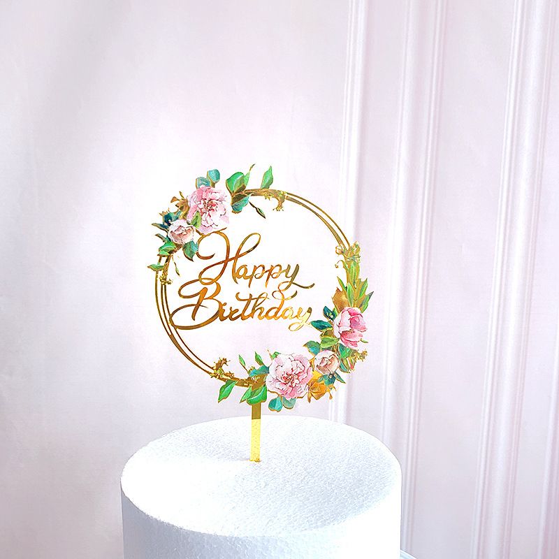 Flower Birthday Cake Dessert Table Valentine's Day wedding Decoration White