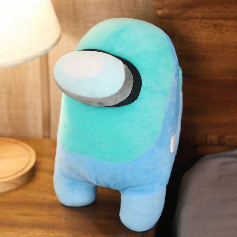 Among Us Plush Hot Games Intelligent Doll Space Toys Among Us Plushie Toys for Children Light Blue