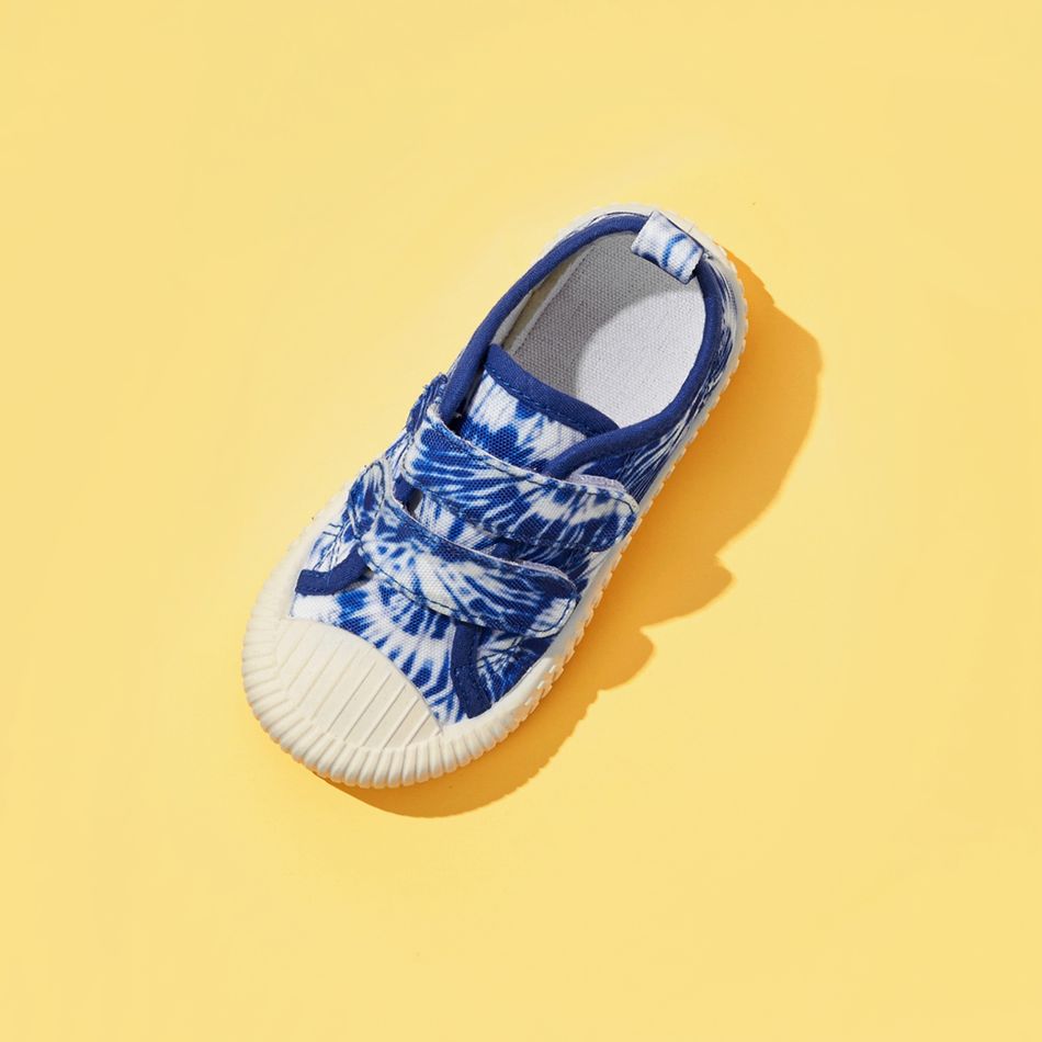 Toddler / Kid Tie Dyed Velcro Closure Shoes Blue