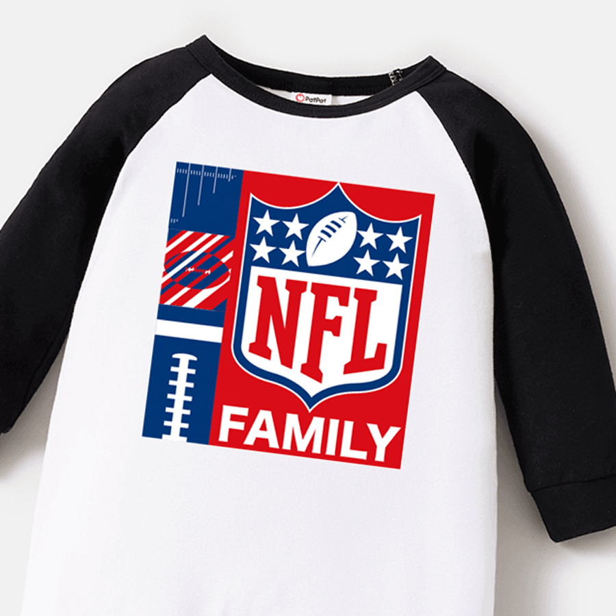 NFL Look de família Manga comprida Conjuntos de roupa para a família Tops Branco big image 6
