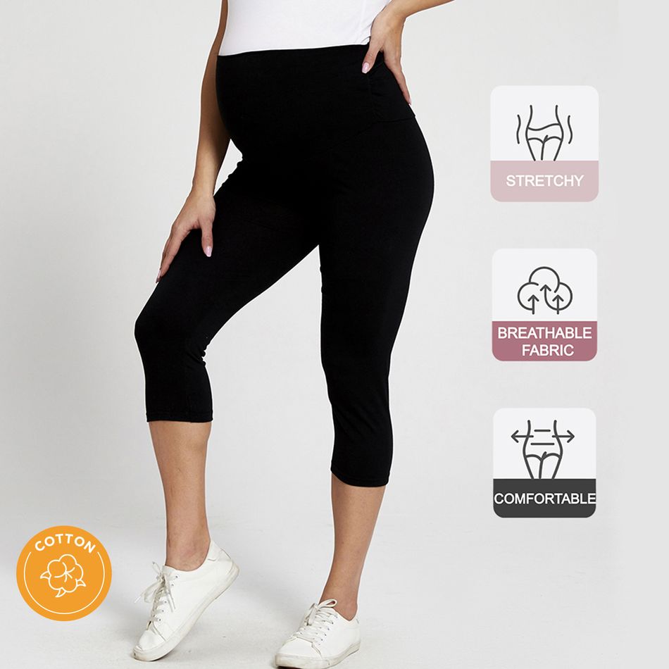 Maternity casual Plain Black Casual pants Black