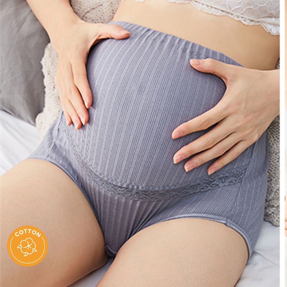 Maternity Plain Underwear Grey