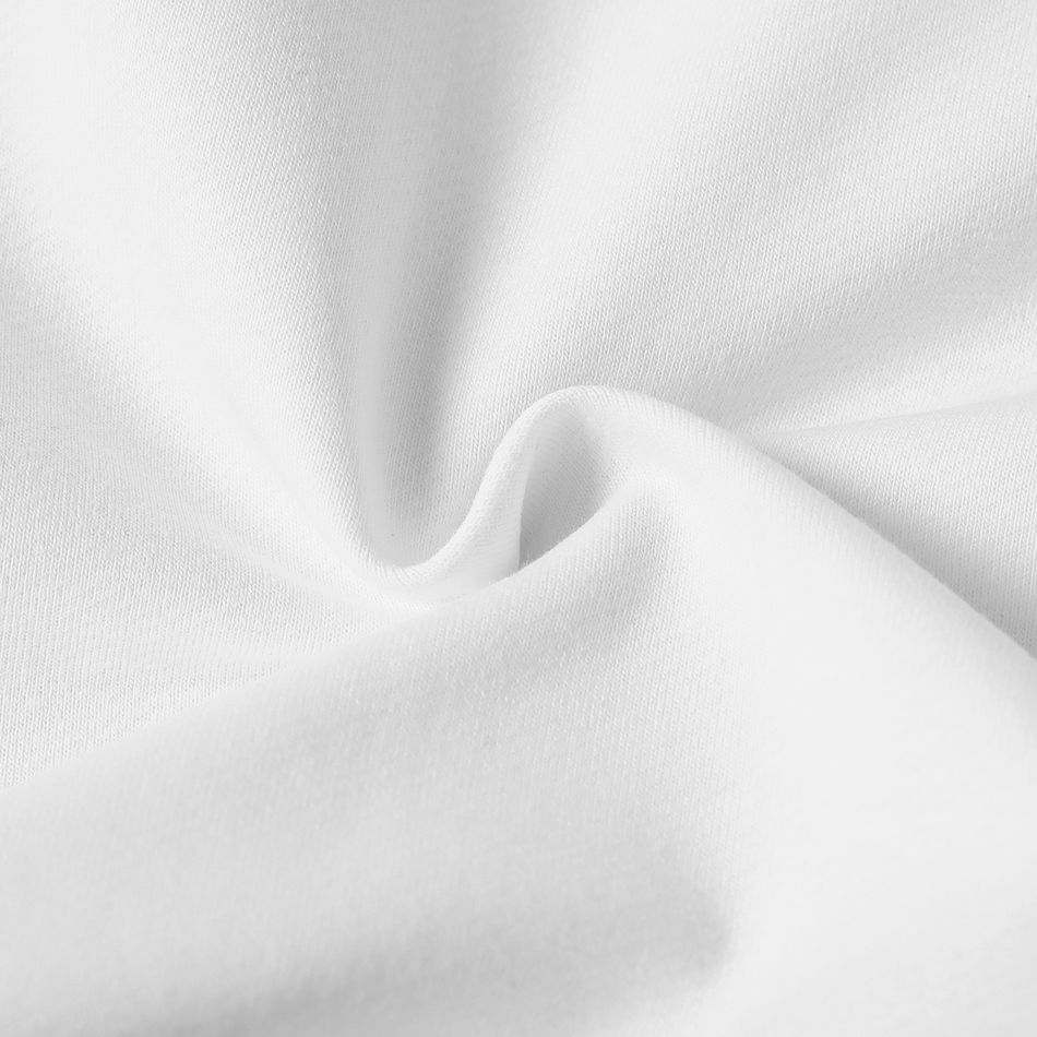 Kid Boy City Theme Letter Print Cotton Pullover Sweatshirt White big image 6