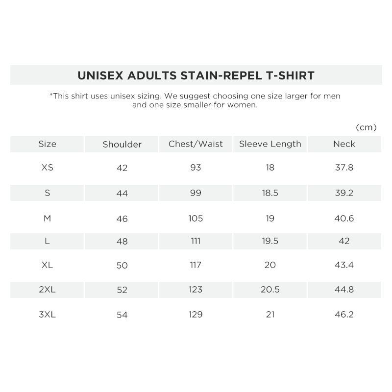 Go-Neat Water Repellent and Stain Resistant Family Matching Solid Short-sleeve Tee White big image 9