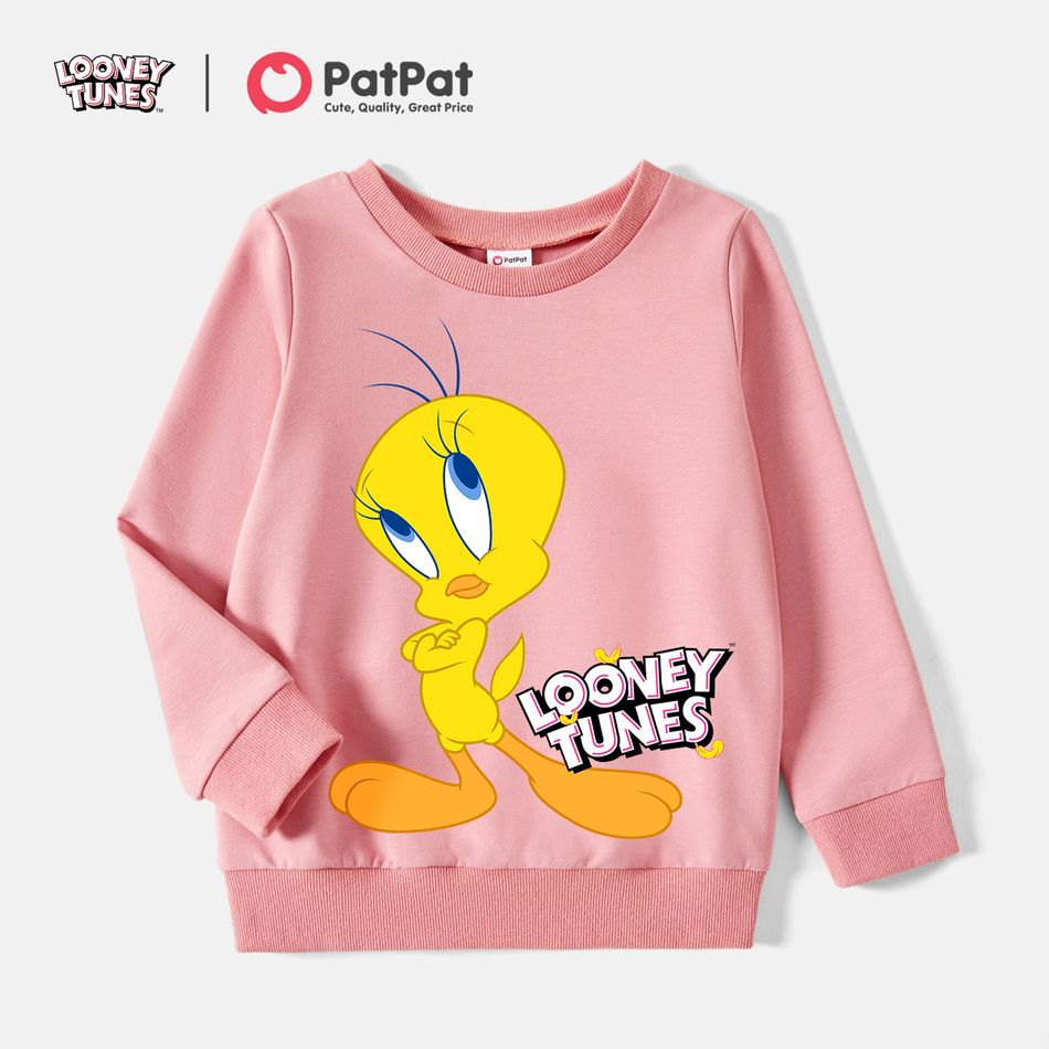 Looney Tunes Sibling Matching Long-sleeve Graphic Tops/Jumpsuit Multi-color big image 2