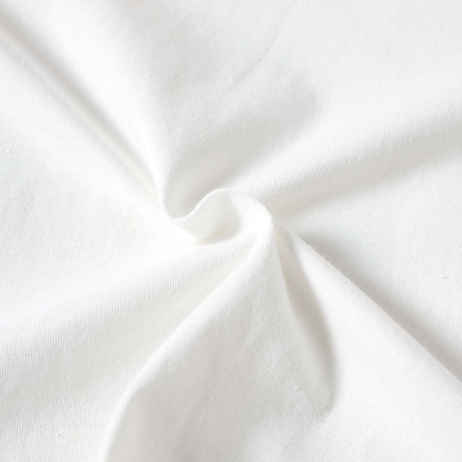 Kid Boy/Kid Girl 100% Cotton Bear Print Long-sleeve Tee White big image 6