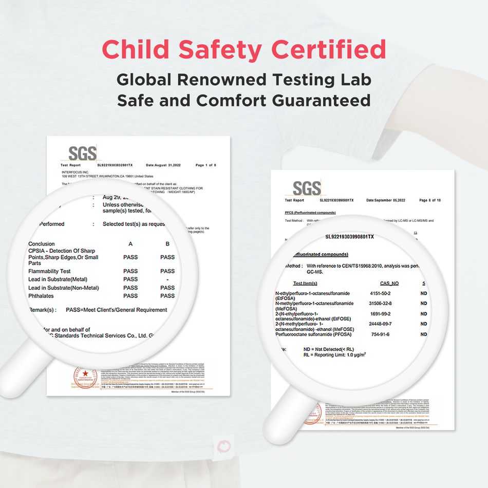 [2Y-6Y] Go-Neat Water Repellent and Stain Resistant Toddler Girl/Boy Letter Print Hoodie Sweatshirt Light Grey big image 4