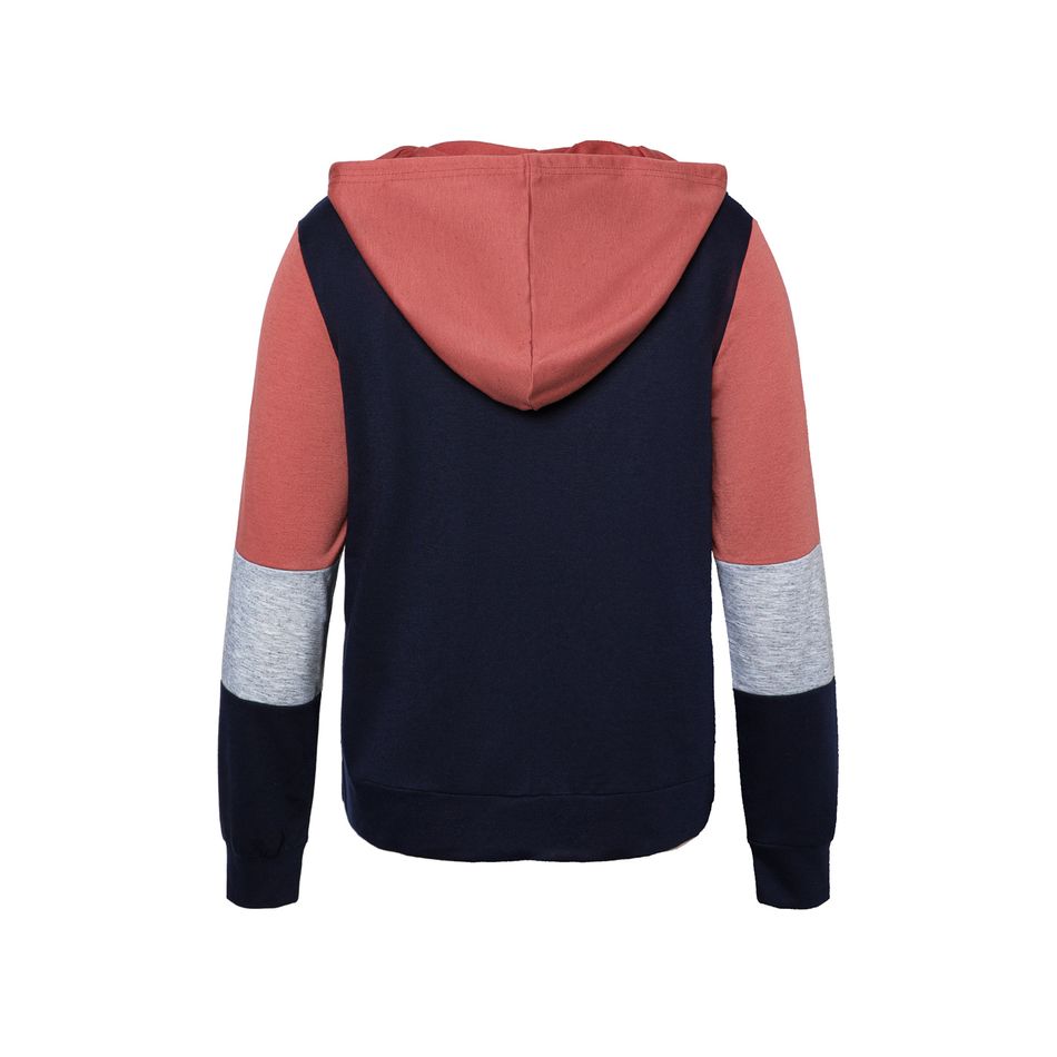 Camisola de amamentação de manga comprida Exterior Bonito Bloco de Cor Cor sólida Costuras de tecido Malha Ponto contrastante Multicolorido big image 5