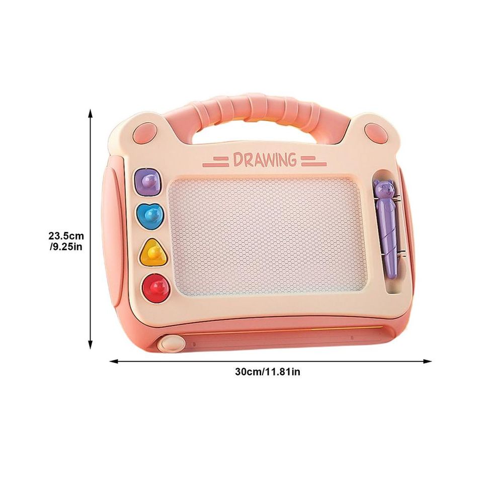 Magnetic Drawing Board Kids Erasable Doodle Board Writing Painting Sketch Pad Educational Learning Toy Pink