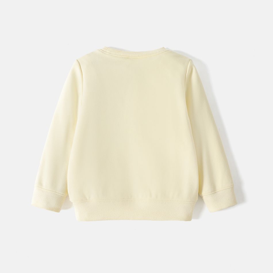 Go-Neat Resistente a manchas Criança Menina Estampado animal Sweatshirt Cor Bege big image 2