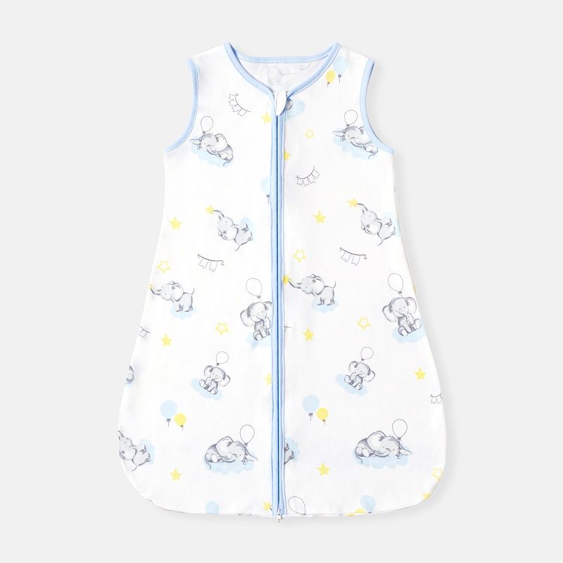 100% Cotton Elephant Pattern Baby Wearable Sleeveless Sleeping Bag Multi-color