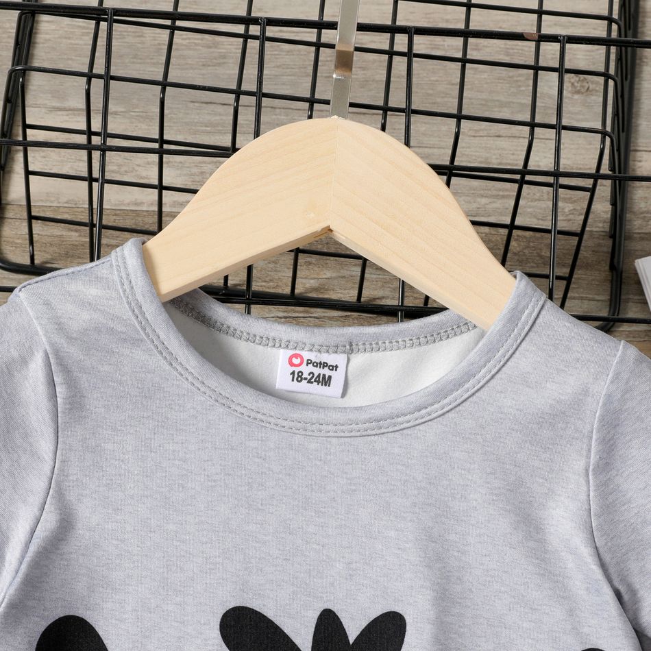 Naia 2pcs Toddler Boy Animal Print Short-sleeve Tee and Elasticized Shorts Set ColorBlock big image 3