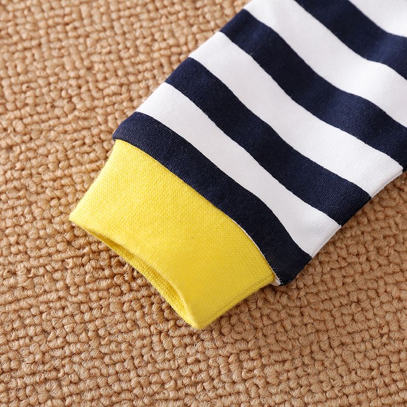 Baby Jungen Hypertaktil Lässig Baby-Overalls dunkelblau big image 4