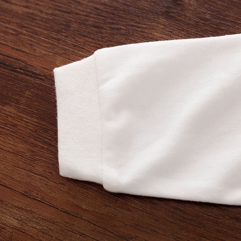 100% Cotton Stripe Print Long-sleeve Baby Navy White Jumpsuit Dark Blue/white big image 6