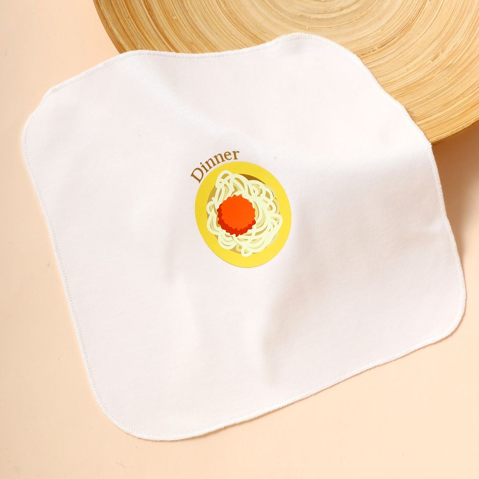 7-pack 100% Cotton Baby Infant Square Towel Washcloths Baby Handkerchief Face Towel Set Multi-color big image 4