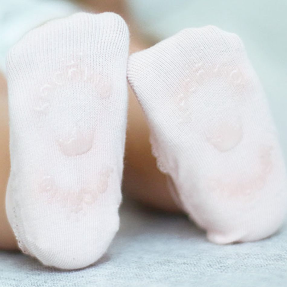 calzini eleganti con rifiniture in pizzo solido per bebè/bambino Bianco big image 2