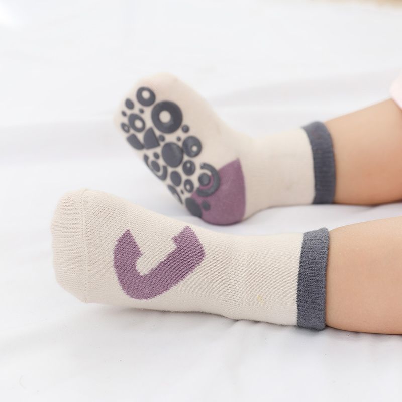 Baby / Toddler Antiskid Floor Middle Socks White