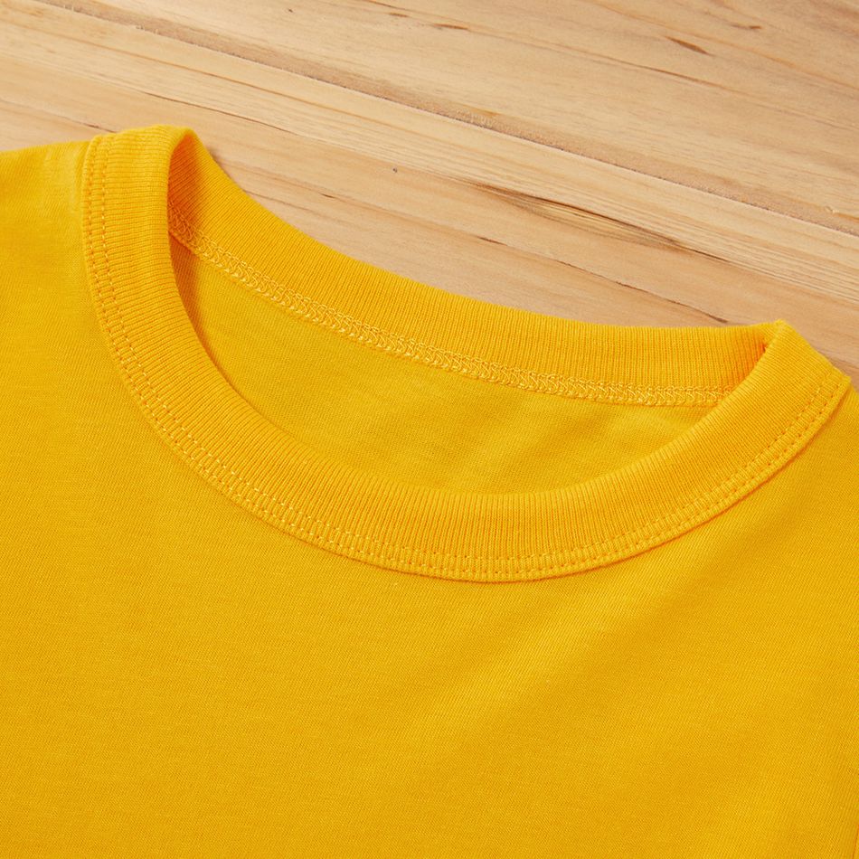 Baby / Toddler Casual Solid Tee Yellow