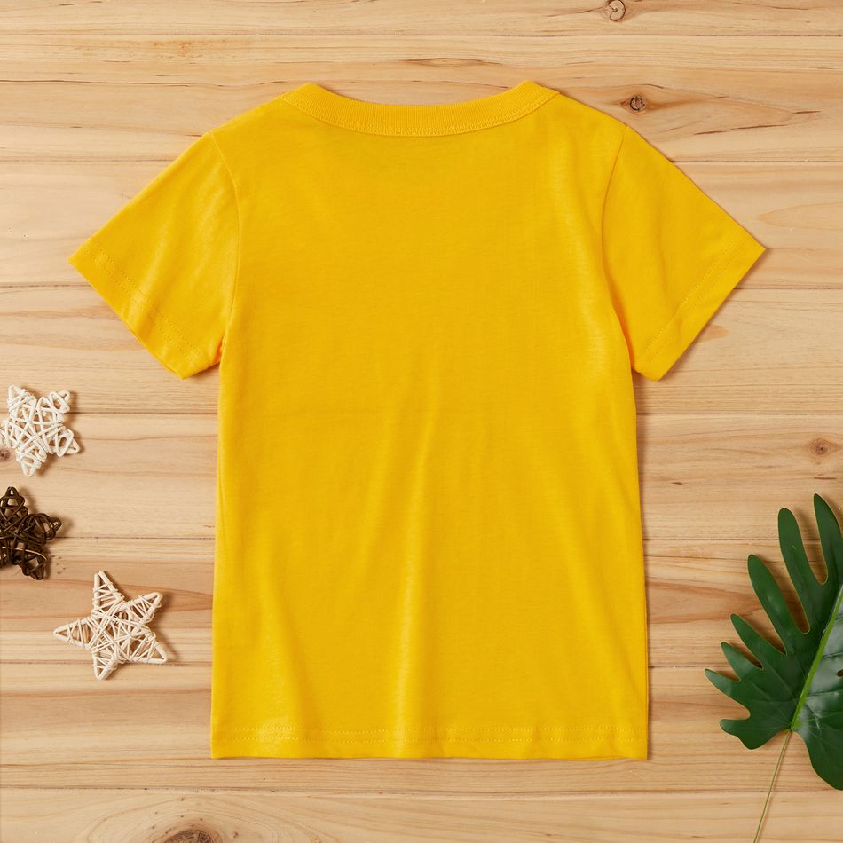 Baby / Toddler Casual Solid Tee Yellow big image 2