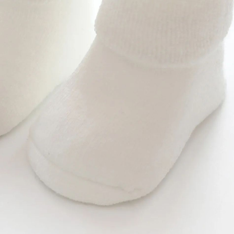 Baby / Kleinkind Winter feste Socken weiß big image 3