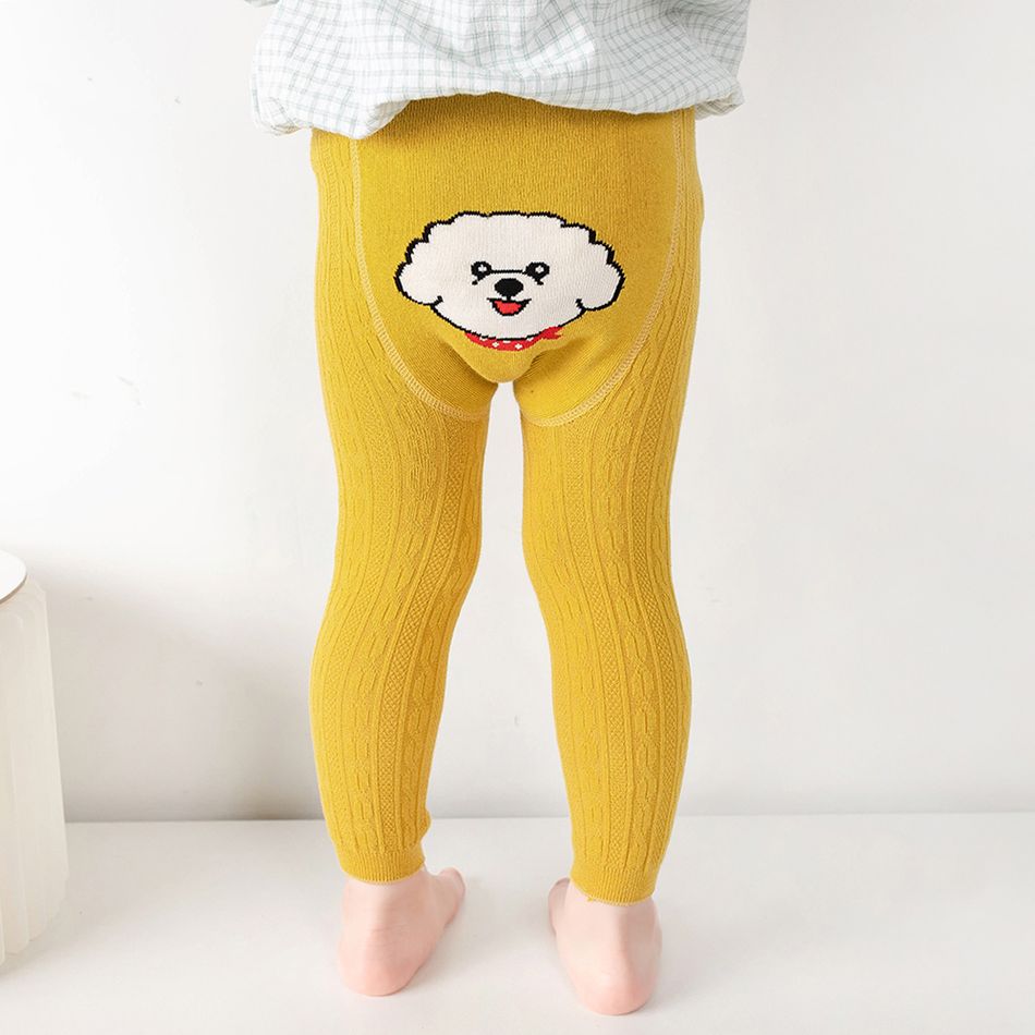 Baby / Toddler Cute Cartoon Graphic Ankle-length Tights Pantyhose Yellow big image 1