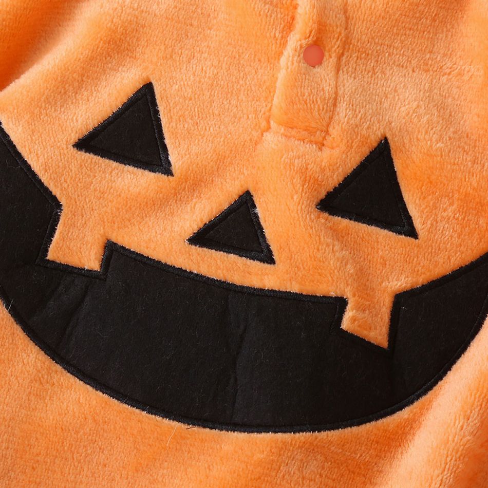 Halloween 1 pezzo Neonato Unisex casual Cappotto/Giacca Arancione big image 4