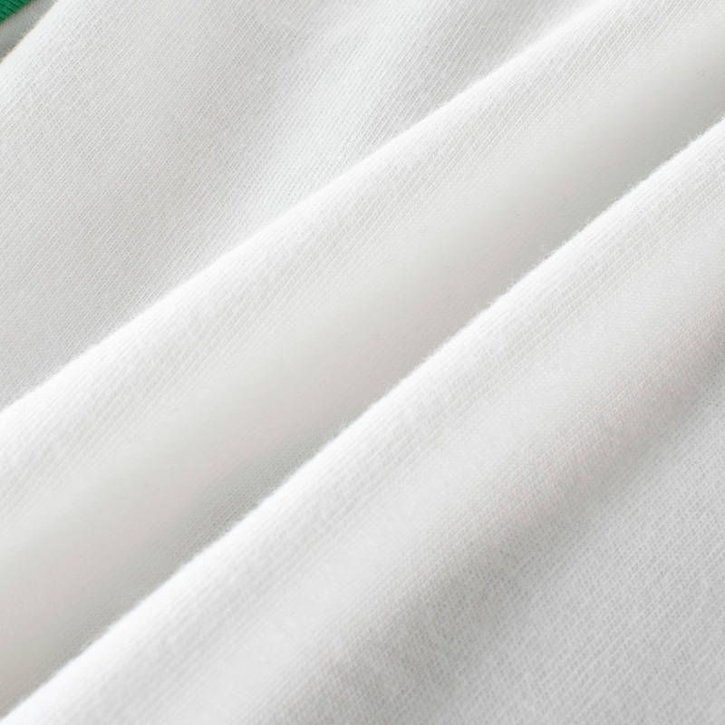 Kid Boy 100% Cotton Animal Dinosaur Print Colorblock Breathable Long-sleeve Tee White big image 5