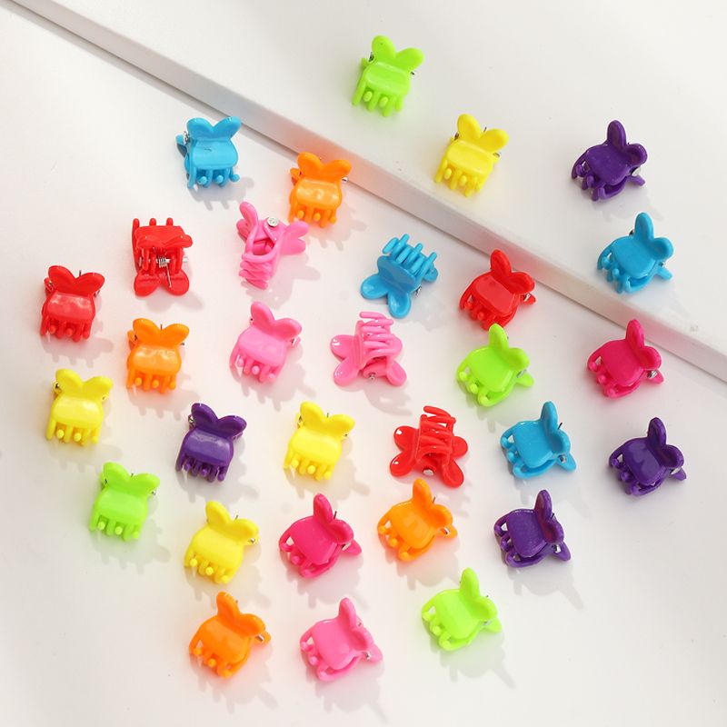 30-pack Multicolor Little Bunny Hair Claw for Girls Multi-color big image 3