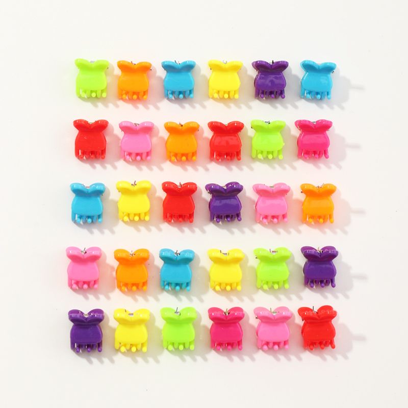 30-pack Multicolor Little Bunny Hair Claw for Girls Multi-color big image 4