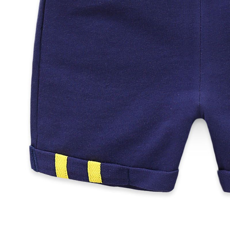 Baby / Toddler Cotton Dinosaur Shorts Dark Blue